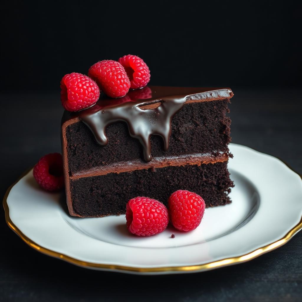 Dark Chocolate Slice