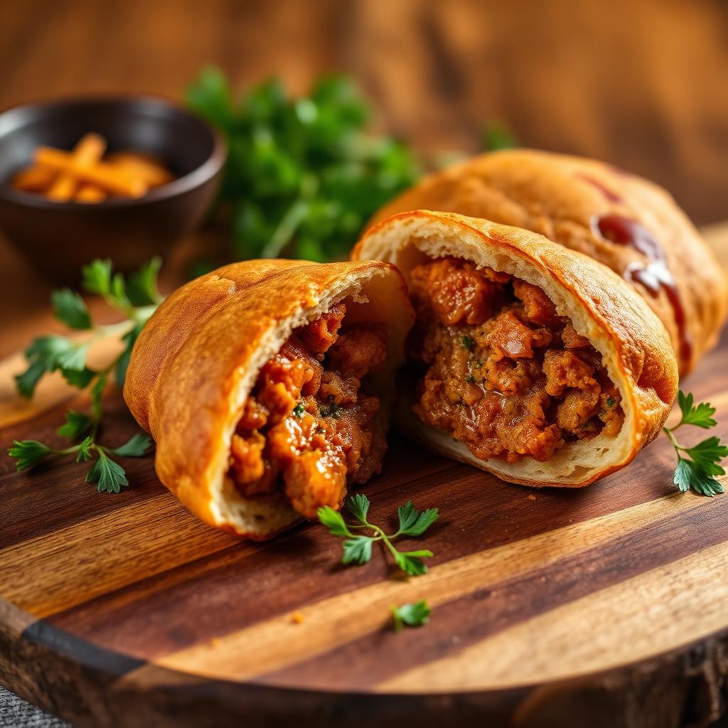 Vetkoek & Curried Mince
